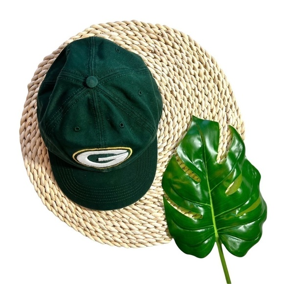 47 Green Bay Packers Logo NFL Green Cotton Sustainable Baseball Hat Cap Size M - Picture 5 of 16